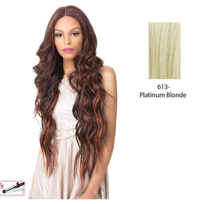 Synthetic Hair Lace Front Wig, S Lace Front Wig (13 X 6 Knots By Hand),Platinum blonde
