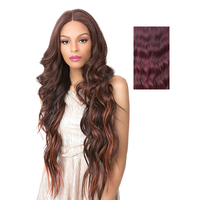 Synthetic Hair Lace Front Wig, S Lace Front Wig (13 X 6 Knots By Hand),TP99J/BURG