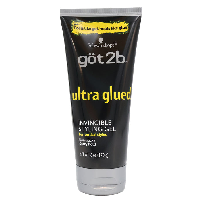 Got2b Ultra Glued Invincible Styling Hair Gel 6 Oz.