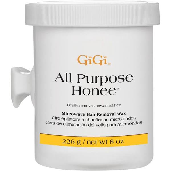 Gigi All Purpose Honee Wax, Microwave Formula 8 Oz.