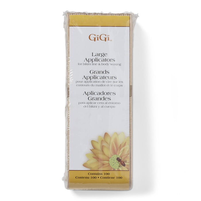 GiGi Large Applicators For Bikini Line And Body Waxing, 100/PK