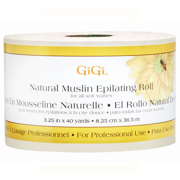 Gigi Natural Muslin Roll 3.25" x 40 yards