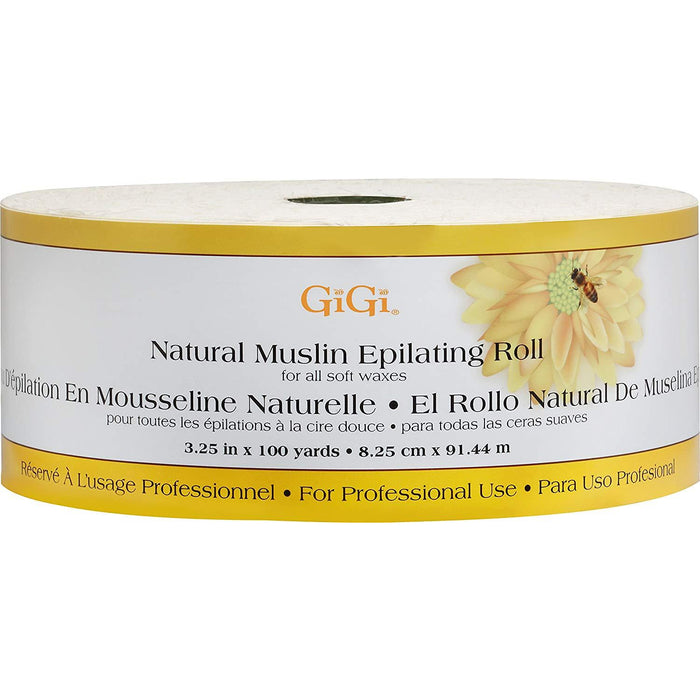 Gigi Natural Muslin Epilating Roll 3.25 Inch