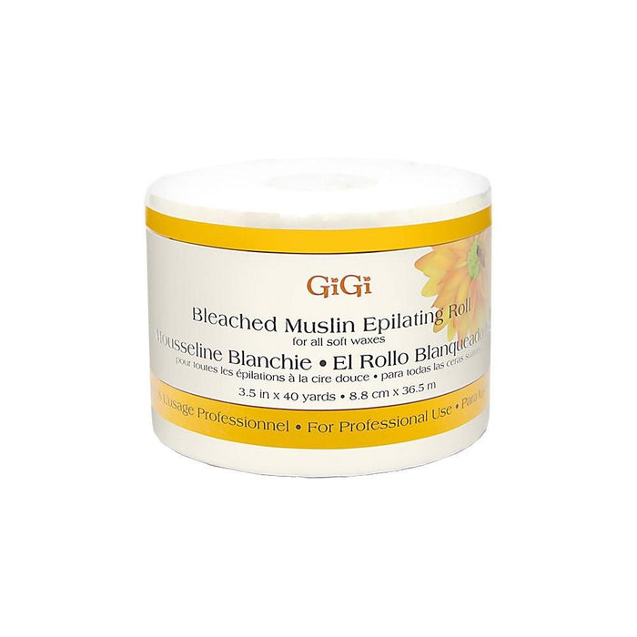Gigi Bleached Muslin Epilating Roll 3.5" x 40 Yard