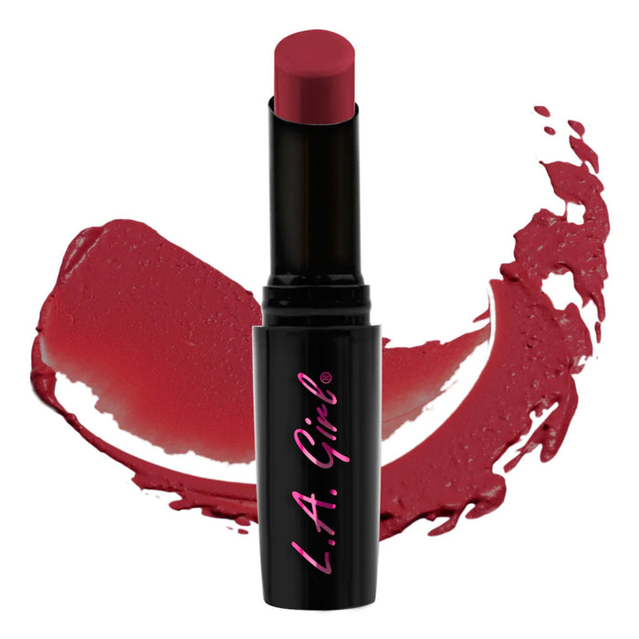 LA Girl Luxury Creme Lip Color Lipstick, GLC550, Kiss and Tell