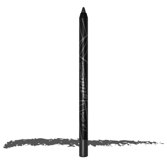 LA Girl Gel Glide Eyeliner Pencil, GP353, Smoky Charcoal