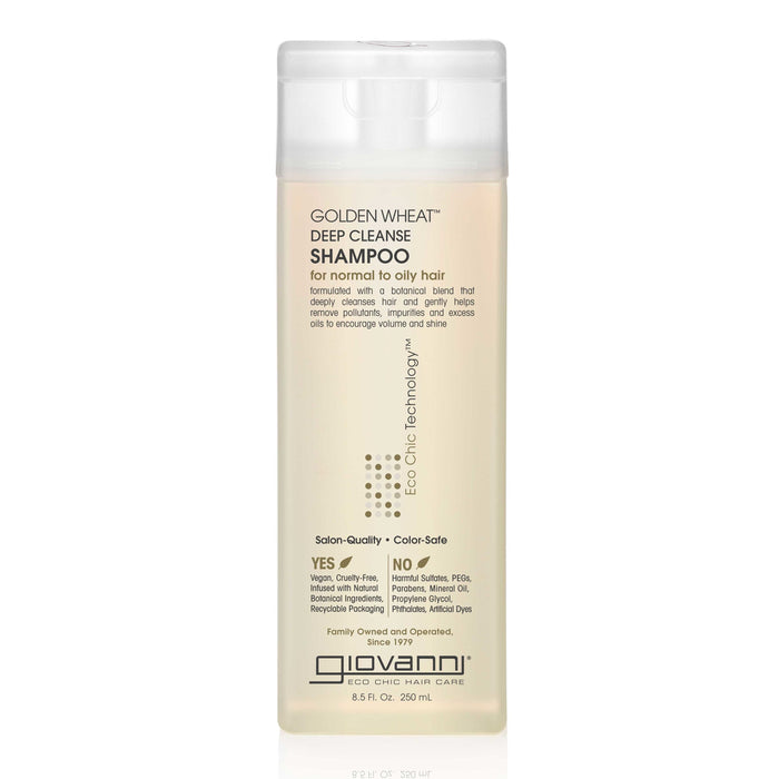 Giovanni Eco Chic Golden Wheat Deep Clean Shampoo, 8.5 Oz.