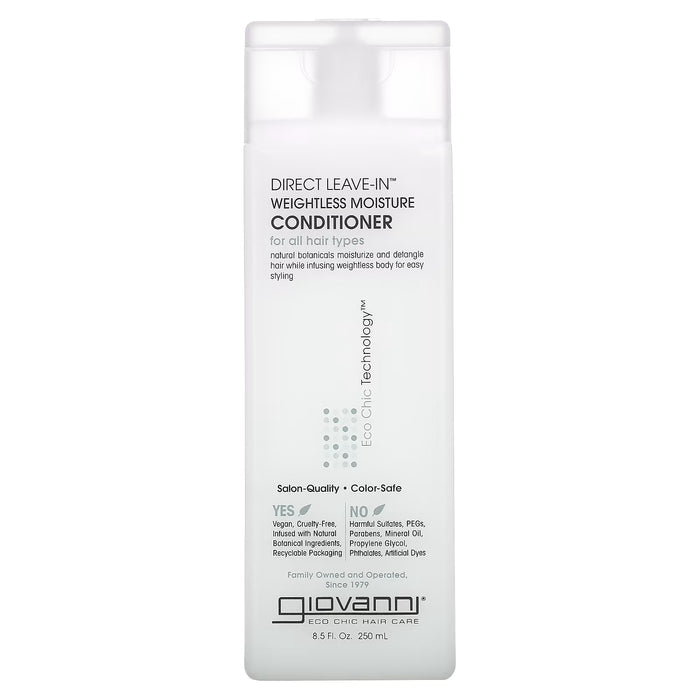 Giovanni Eco Chic Direct Leave In Conditioner, 8.5 Oz.