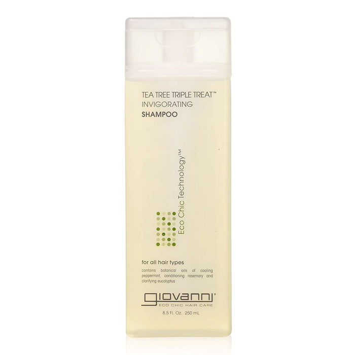 Giovanni Eco Chic Tea Tree Triple Treat Shampoo, 8.5 Oz.
