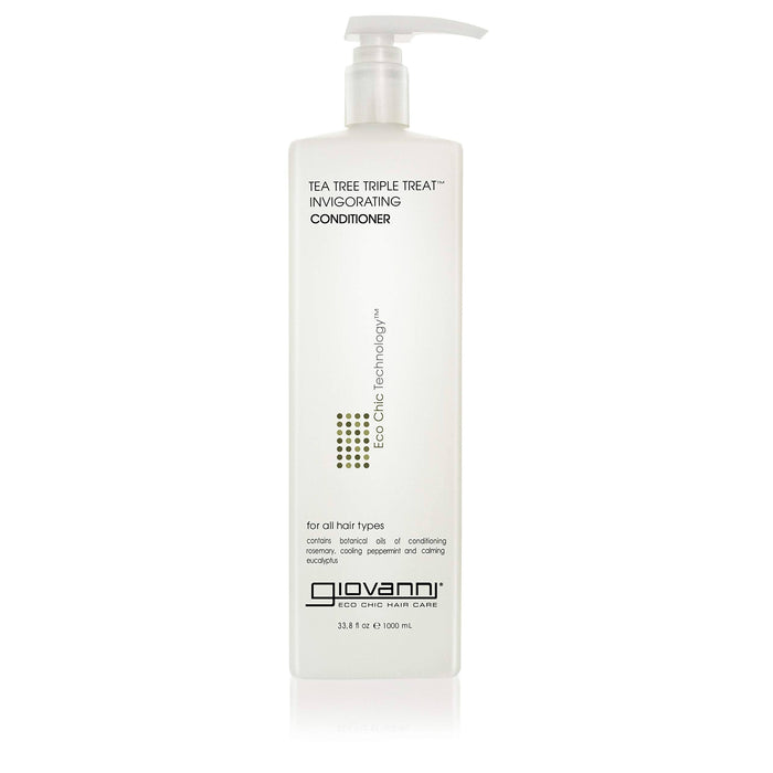 Giovanni Tea Tree Triple Treat Conditioner, 33.8 Fluid Ounce