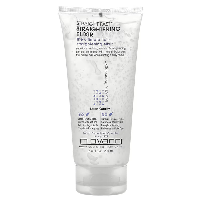 Giovanni Eco Chic Straightening Elixir Ultimage, 6.8 Oz.