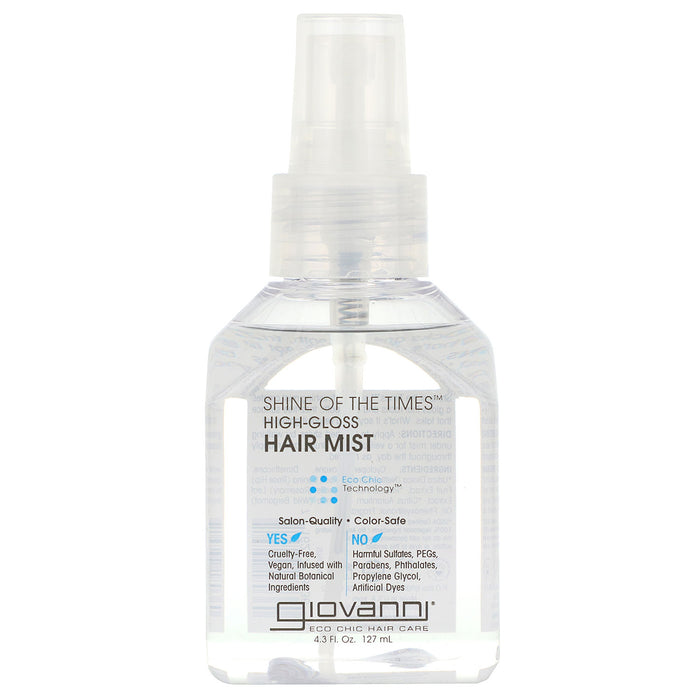 Giovanni Eco Chic Shine Of The Times High Gloss Hair Mist, 4.3 Oz.