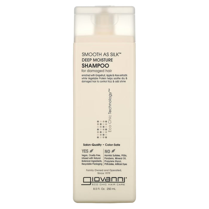 Giovanni Eco Chic Smooth As Silk Shampoo, 8.5 Oz.