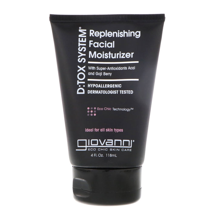 Giovanni D Tox System Replenishing Facial Moisturizer, 4 Oz.