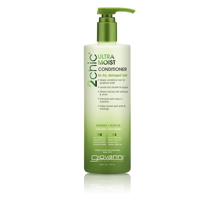 Giovanni 2Chic Avocado And Olive Oil Ultra Moist Conditioner, 24 Oz