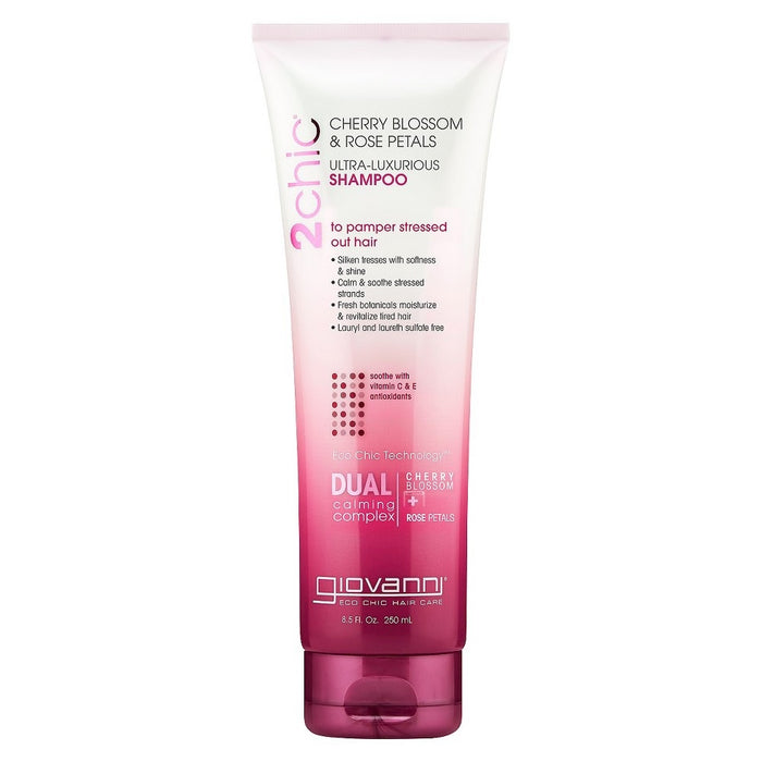 Giovanni 2Chic Luxurious Shampoo Cherry Rose, 8.5 Oz.