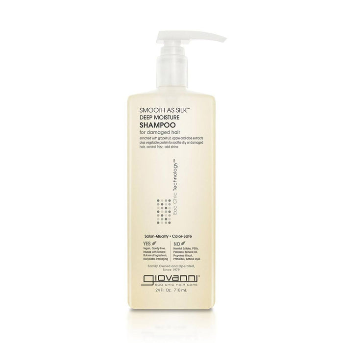 Giovanni Smooth As Silk Deep Moisture Shampoo, 24 Oz