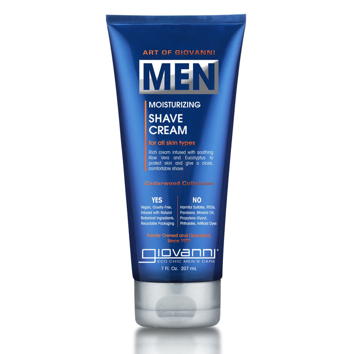 GIOVANNI MEN Moisturizing Shave Cream, 7 Oz