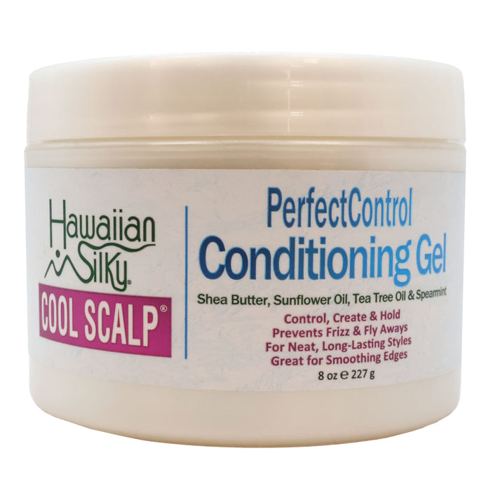 Hawaiian Silky Cool Scalp Perfect Control Conditioning Hair Gel 8 Oz.