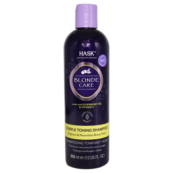 Hask Blonde Care Purple Shampoo, 12 Oz.