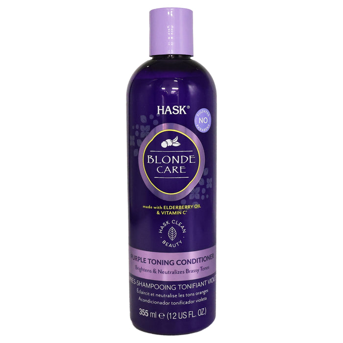 Hask Blonde Care Purple Conditioner, 12 Oz.