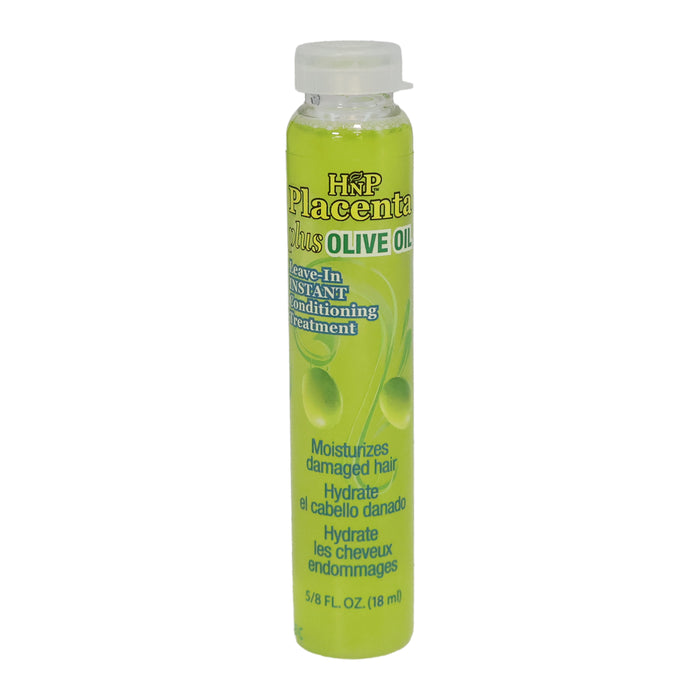 Hask Placenta Plus Olive Oil Leave In Instant Conditioning Treatment, 5/8 Oz.