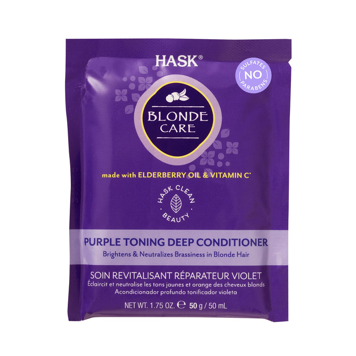 Hask Blonde Care Purple Deep Conditioner, 1.75 Oz.