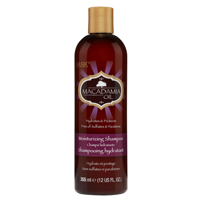 Hask Macadamia Oil Moisturizing Shampoo 12 Oz.