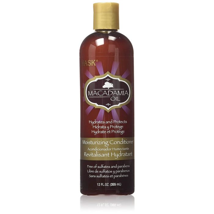 Hask Macadamia Oil Moisturizing Conditioner, 12 Oz.