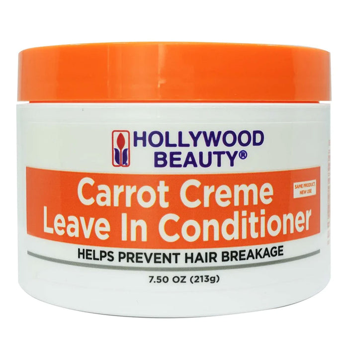 Hollywood Beauty Carrot Creme Leave In Conditioner, 7.5 Oz.