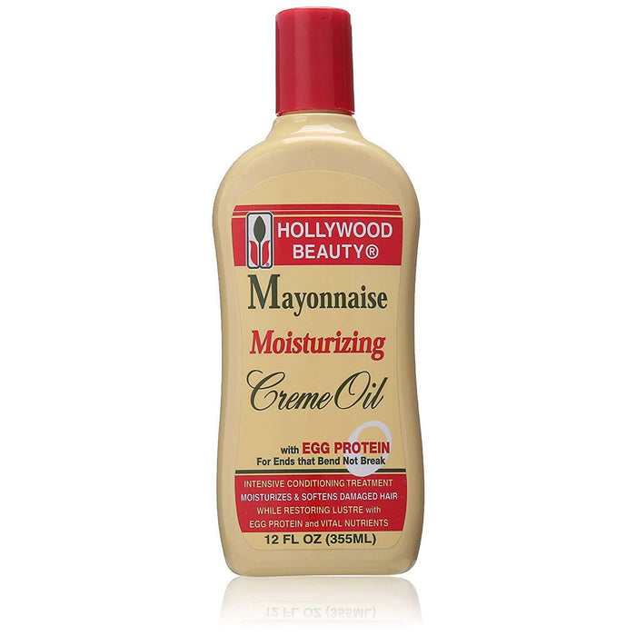Hollywood Beauty Mayonnaise Moisturizing Creme Oil 12 Oz