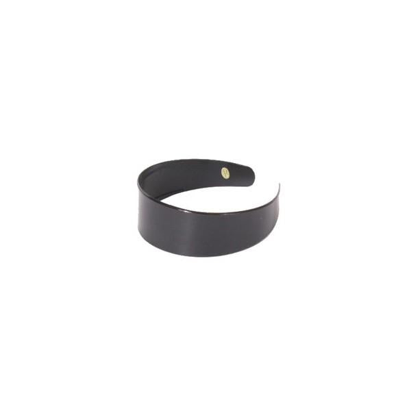Headband Plastic Black 2.5"