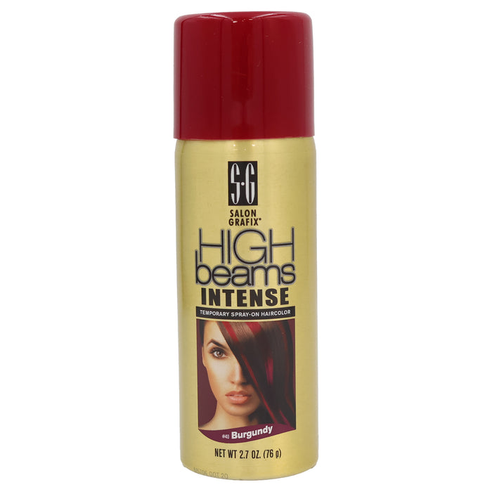 High Beams Intense Temporary Spray On Hair Color, Burgundy, 2.7 Oz.