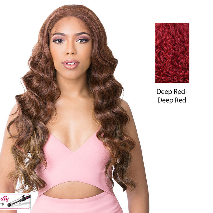 Synthetic Fronal S Lace Hd 13X6 Lace Asia,Deep Red