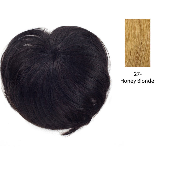 Remi Top Piece Crown Bang Remy Human Hair,Strawberry blonde