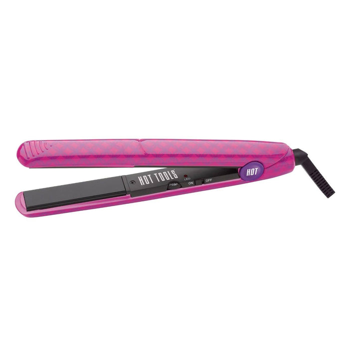 Hot Tools Salon Flat Iron, Pretty In Pink, 1"