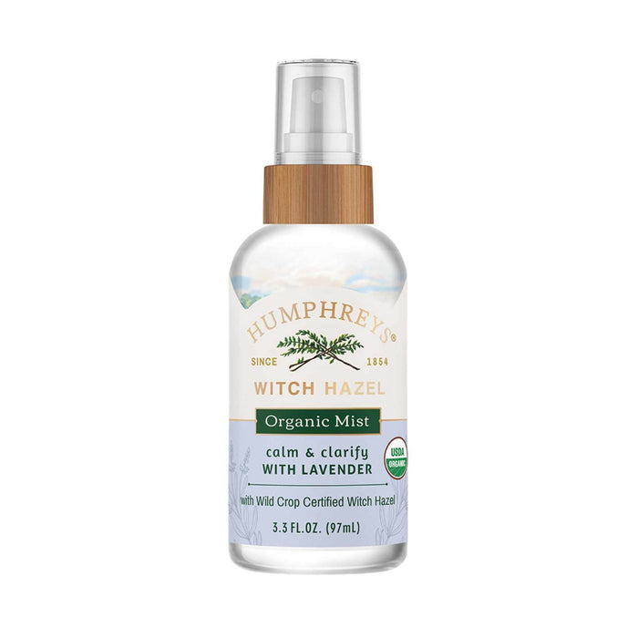 Humphreys Witch Hazel Organic Toner Mist Lavender - 3.3 fl oz