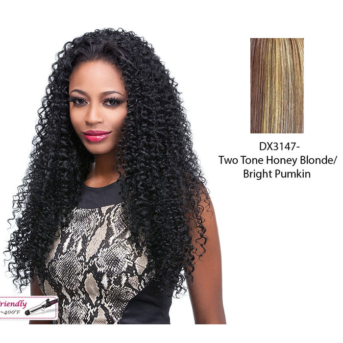 Synthetic Half Wig Africa,Two tone frost blend of strawberry blonde and bright pumpkin layer over gold light auburn bottom