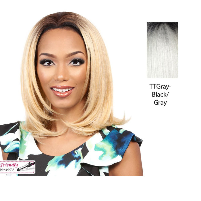 Synthetic Futura Half Wig Coloma,TT GREY
