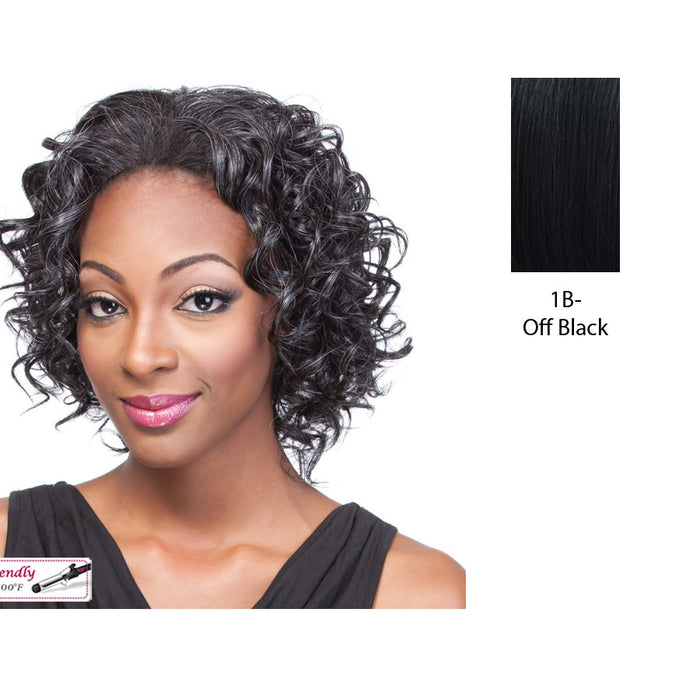 Synthetic Half Wig Grace,Off black