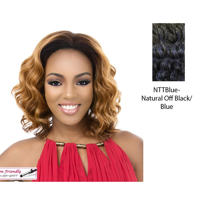 Synthetic Hair Half Wig Tullia,NTT BLUE