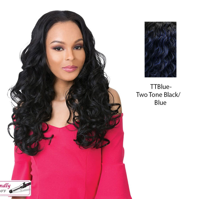 Synthetic Half Wig Stardust,TT BLUE