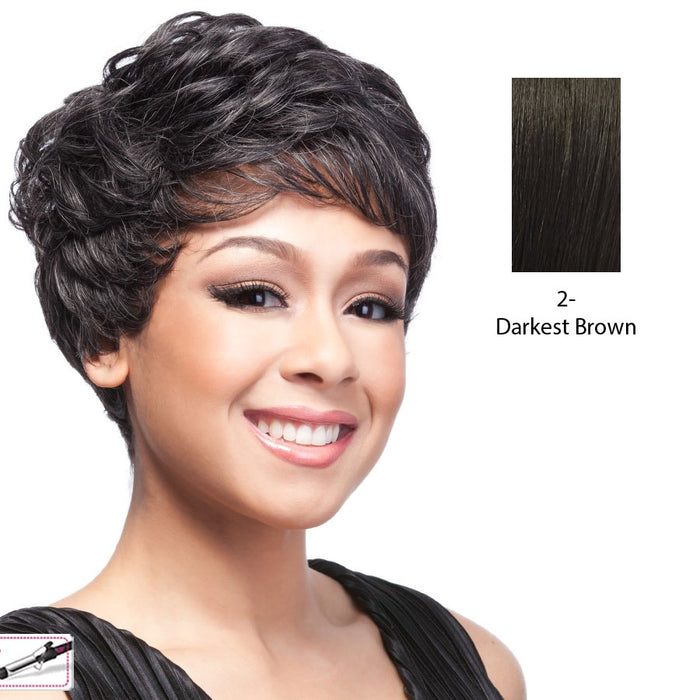 Sassy Mama Synthetic Full Wig Eden,Darkest brown