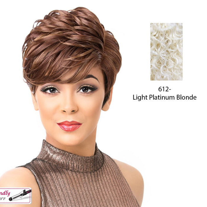 Heat Friendly Synthetic Wig Joo,Pale blonde