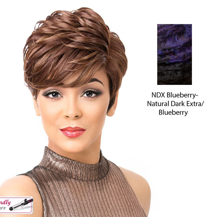 Heat Friendly Synthetic Wig Joo,Natural dark extra/blueberry
