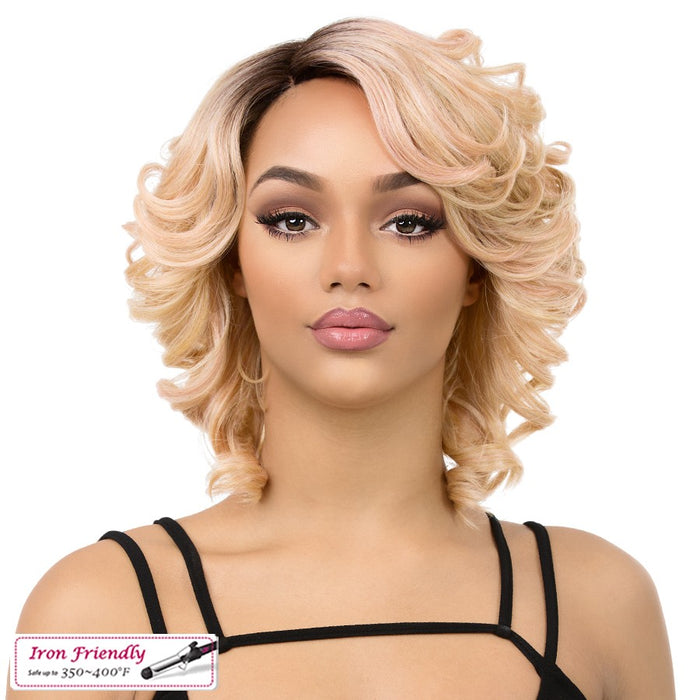 Magic Heat Friendly Synthetic Wig,NTT ROSE GOLD