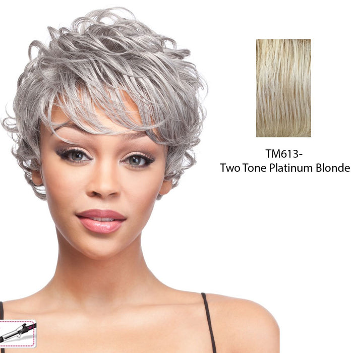 Morgan Heat Friendly Synthetic Wig,Platinum blonde