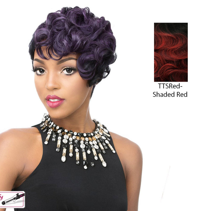 Synthetic Hair Full Wig Ricki,TTS RED