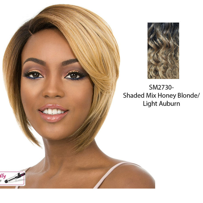 Synthetic Hair Wig Storm,Two tone off black/strawberry blonde/light auburn