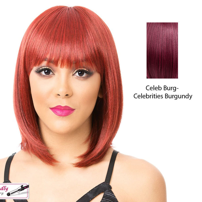 Super Star Heat Friendly Synthetic Wig,CELEB BURG